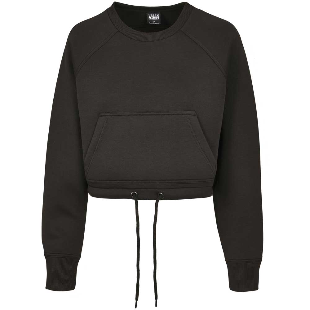 Urban Classics - Oversized Short Raglan Pull de culture - Noir